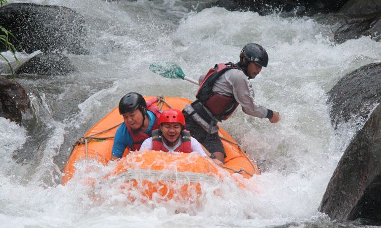 Wisata Rafting Pacet Instagramable